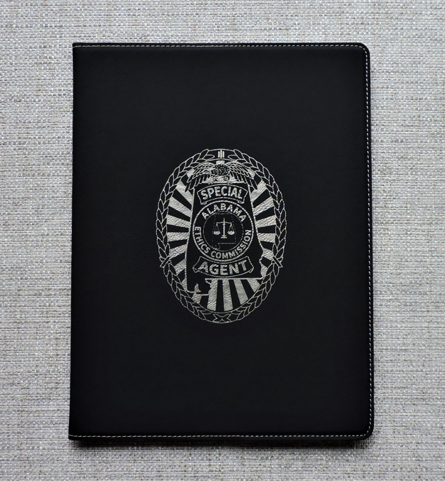 Black Folio Business Logo Personalized Portfolio, Customized Portfolio, Personalized Business Gift