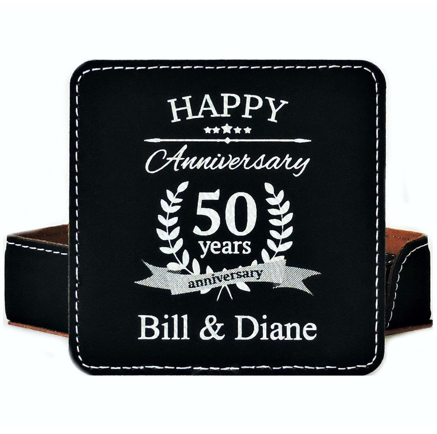 Coasters, 50th Anniversary Golden Anniversary Present, 25th anniversary- Any Year