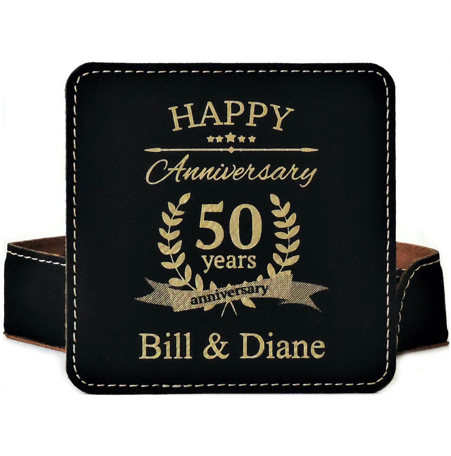 Coasters, 50th Anniversary Golden Anniversary Present, 25th anniversary- Any Year