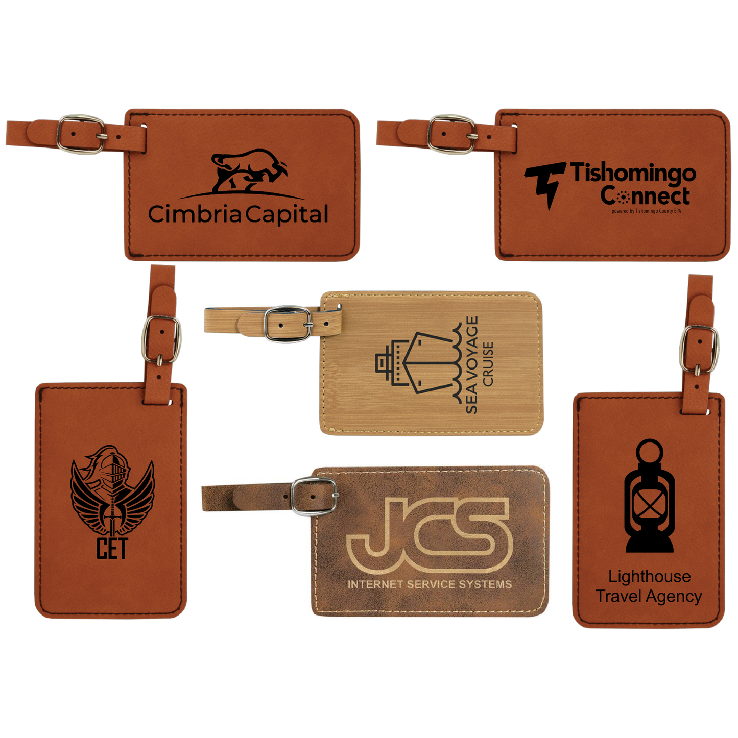 Custom Luggage Tags, Engraved Luggage Tag, Leather Tags with Logo, Monogram Suitcase Tag, Diaper Bag Tag, Backpack Tag, ID Bag Tag, Golf Bag Tag