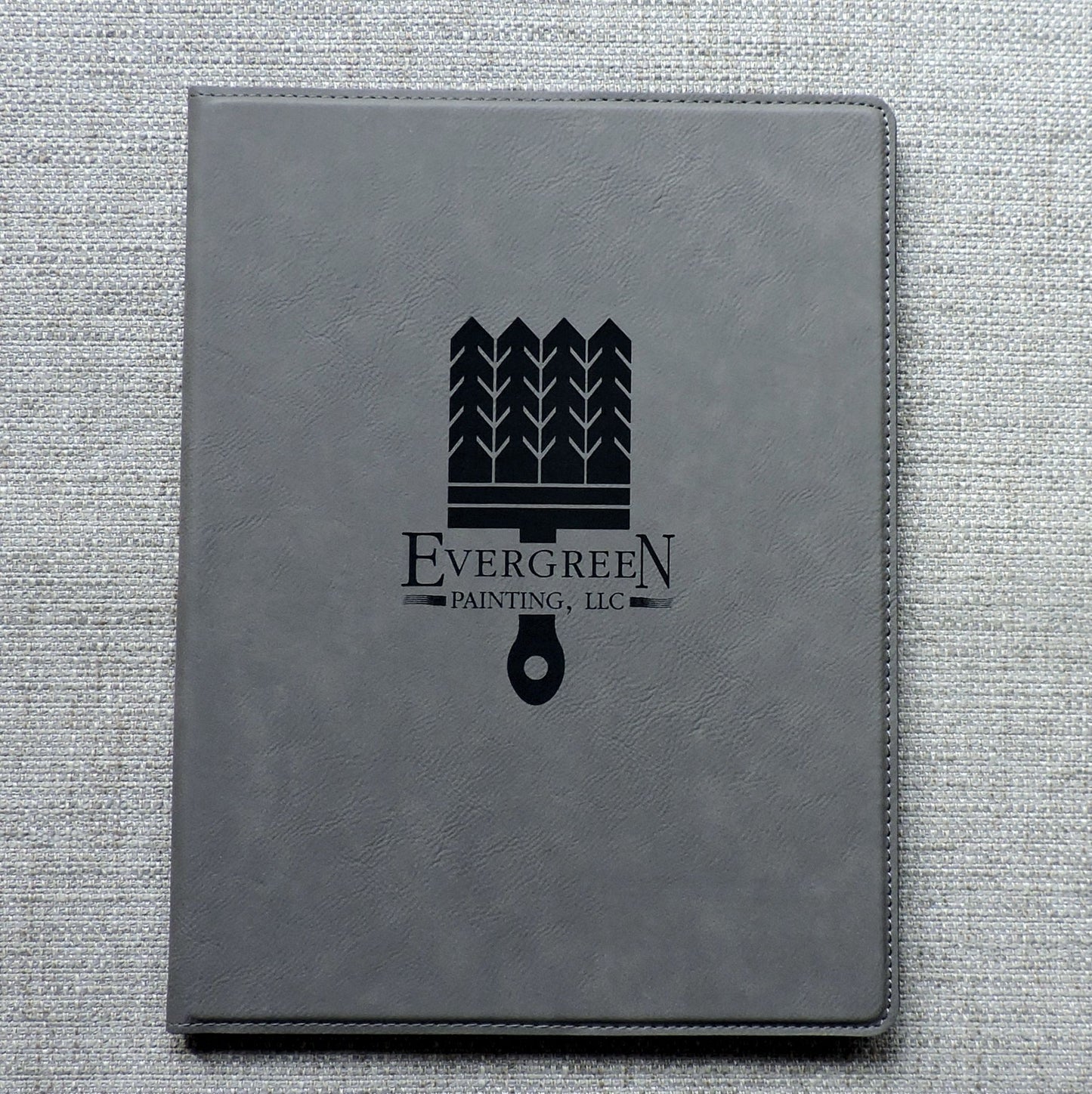 Black Folio Business Logo Personalized Portfolio, Customized Portfolio, Personalized Business Gift