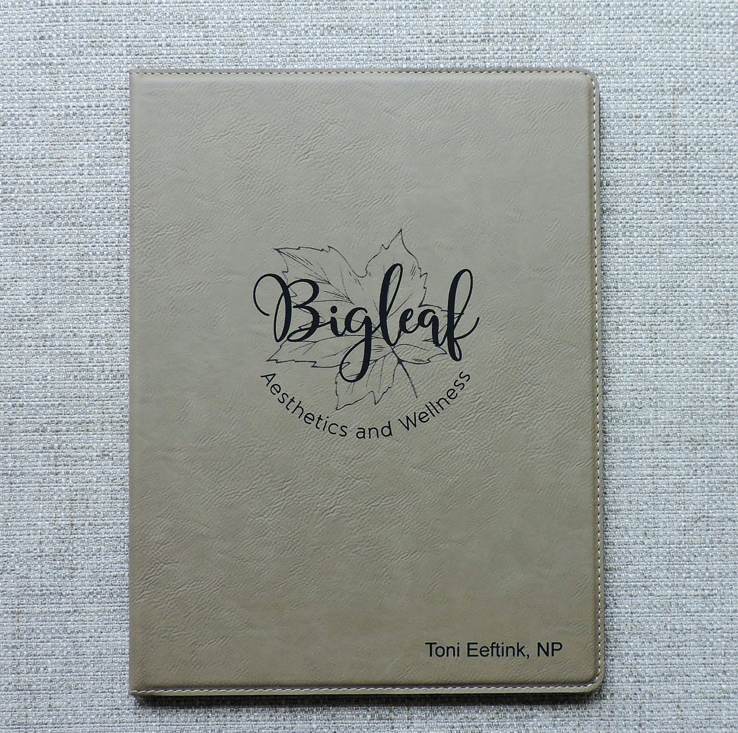 Black Folio Business Logo Personalized Portfolio, Customized Portfolio, Personalized Business Gift