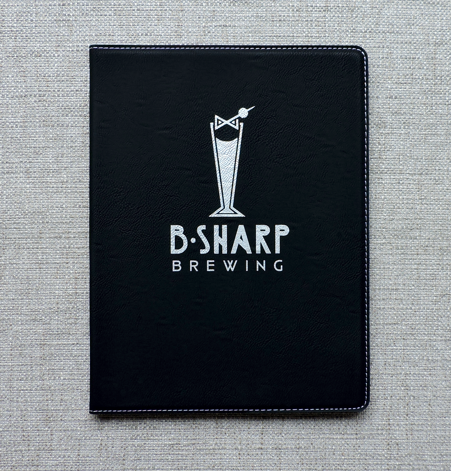 Black Folio Business Logo Personalized Portfolio, Customized Portfolio, Personalized Business Gift