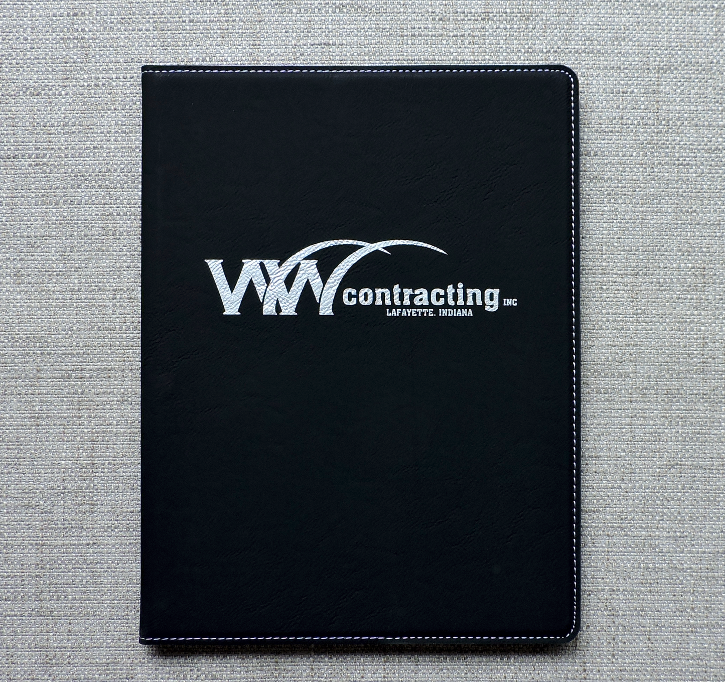 Black Folio Business Logo Personalized Portfolio, Customized Portfolio, Personalized Business Gift