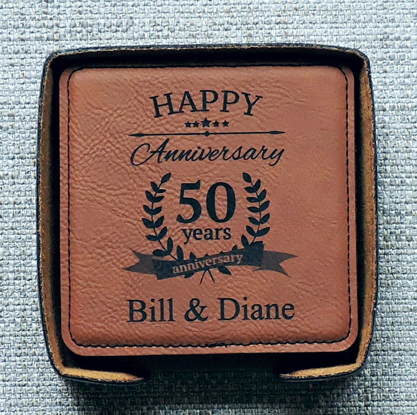 Coasters, 50th Anniversary Golden Anniversary Present, 25th anniversary- Any Year