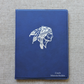 Personalized Blue Leather Logo Portfolio, Corporate Gift, Business Logo, Christmas Gift, Personalized Logo Padfolio