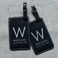 Rawhide Logo on Luggage Tags, Bag Tags engraved with Company Logo, Business logo etched into Bag Tags