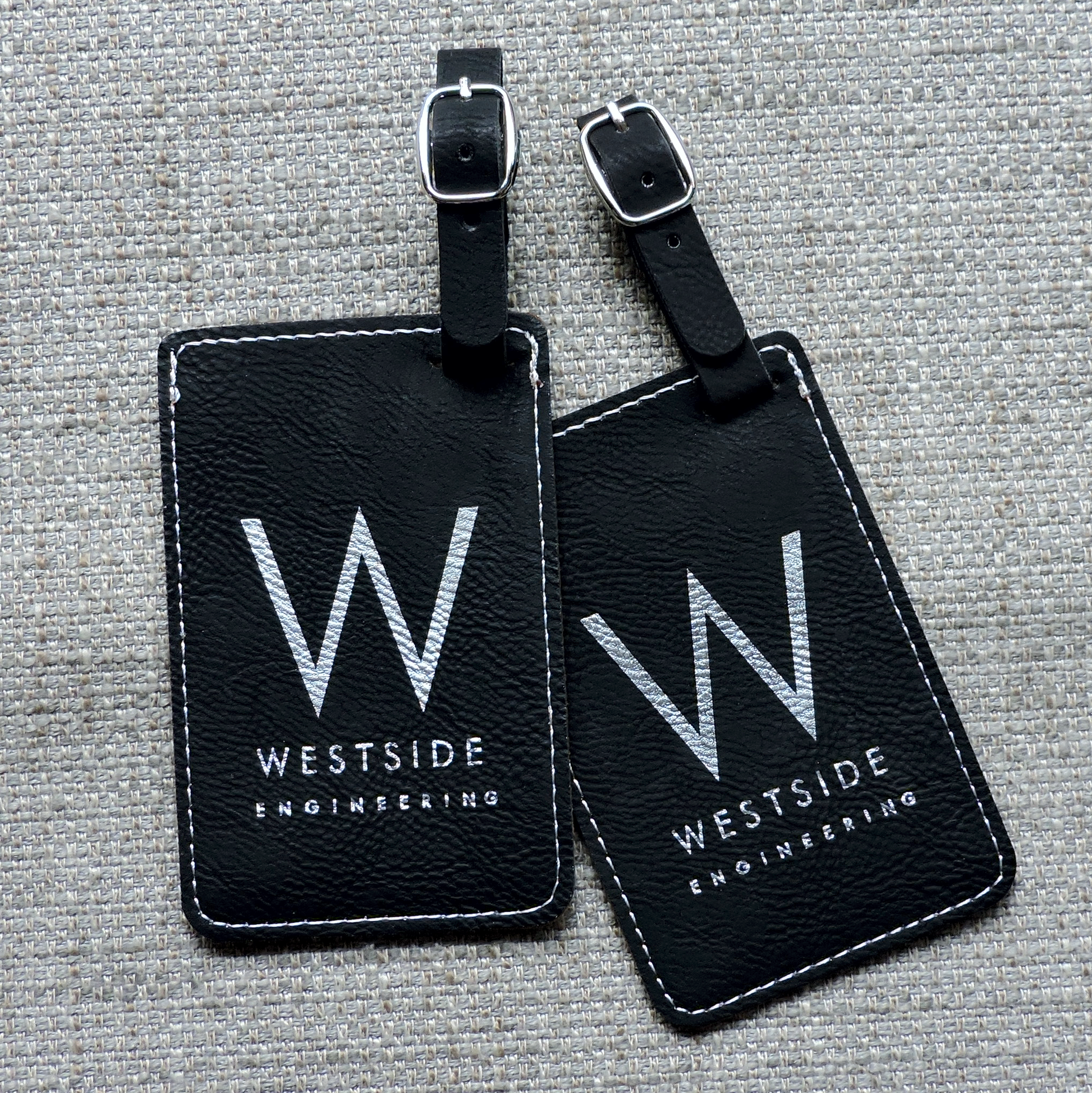 Luggage Tags with Logo Laser Printed , Engraved Luggage Tag