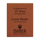 Employee 25 Year Anniversary Plaque