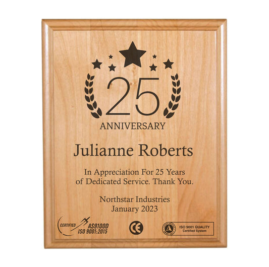 Employee Appreciation Award Plaque